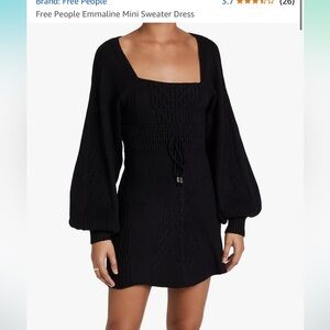Free people Cable Knit Sweater Dress